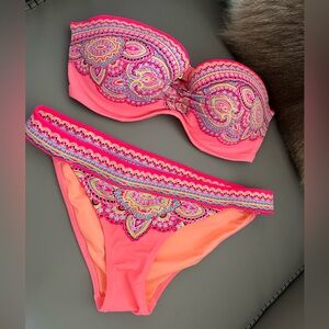 Victoria’s Secret Pink & Multicolor Bikini Set